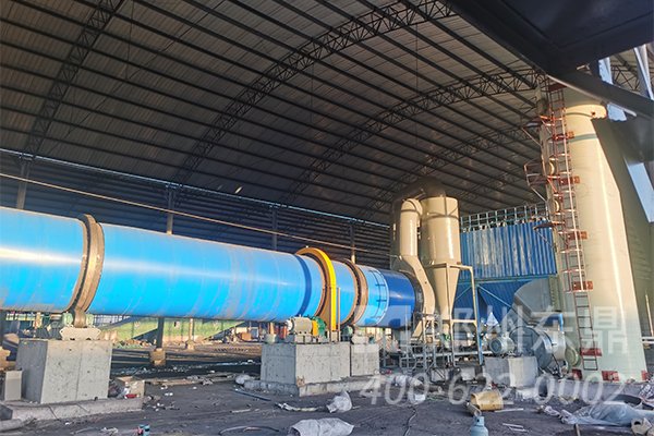 山西煤泥烘干機生產線項目安裝現場